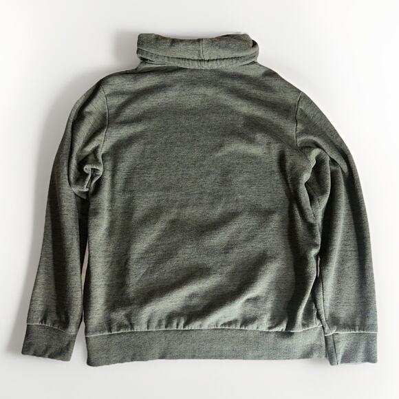 Forever 21 Men’s Green Cowl Neck Pullover Hoodie Sweatshirt Size M - Picture 2 of 6